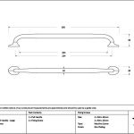 satin chrome moore pull handle large