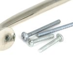 polished nickel moore pull handle medium