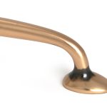 polished bronze moore pull handle large