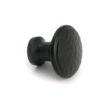 aged bronze hammered cabinet knob medium