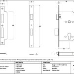 pewter euro din sash lock 60mm backset/72mm centre