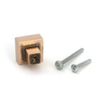 polished bronze albers cabinet knob 25mm