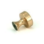 polished bronze scully cabinet knob 25mm