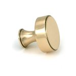 polished bronze scully cabinet knob 32mm