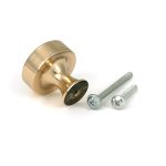 polished bronze scully cabinet knob 32mm