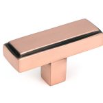 polished bronze scully t bar