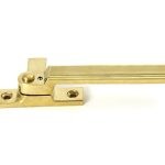 polished brass locking art deco fastener lh