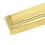 polished brass locking art deco fastener lh