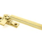 polished brass locking art deco fastener rh