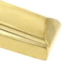 polished brass locking art deco fastener rh