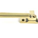 aged brass locking art deco fastener rh