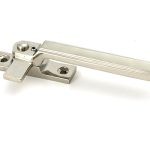 polished nickel locking art deco fastener rh