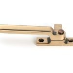 polished bronze locking art deco fastener rh