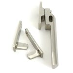 polished nickel night vent locking art deco fastener