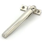 polished nickel night vent locking art deco fastener