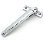 polished chrome night vent locking art deco fastener