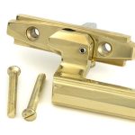 polished brass art deco espag lh