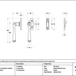 pewter night vent locking avon fastener (steel window)