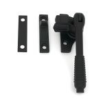 matt black night vent locking reeded fastener (steel window)