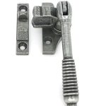 pewter night vent locking reeded fastener (steel window)