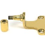 polished brass locking stay pin (steel window)