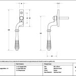 pewter reeded espag lh