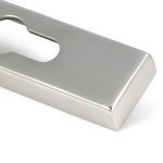 polished marine ss (316) reeded slimline lever espag. lock set