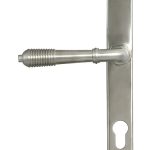 satin marine ss (316) reeded slimline lever espag. lock set