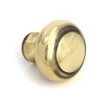 aged brass regency cabinet knob large