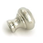 polished nickel regency cabinet knob small