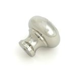 polished nickel regency cabinet knob large