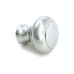 polished chrome regency cabinet knob small