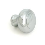 polished chrome regency cabinet knob large