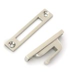 polished nickel locking brompton fastener – lh