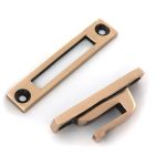 polished bronze locking brompton fastener – lh