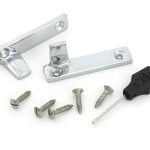 polished chrome night vent locking brompton fastener