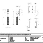 aged bronze night vent locking brompton fastener